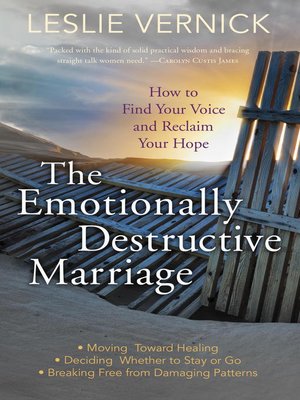 cover image of The Emotionally Destructive Marriage